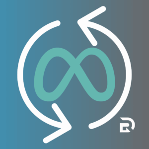 Meta logo with circular refresh arrows and Redesign.co branding, representing Meta's July 2025 indexing update and its SEO impact